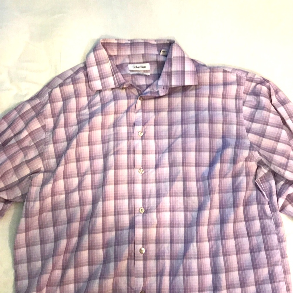Calvin Klein dress shirt size neck 17 length 34-35 - Picture 1 of 3